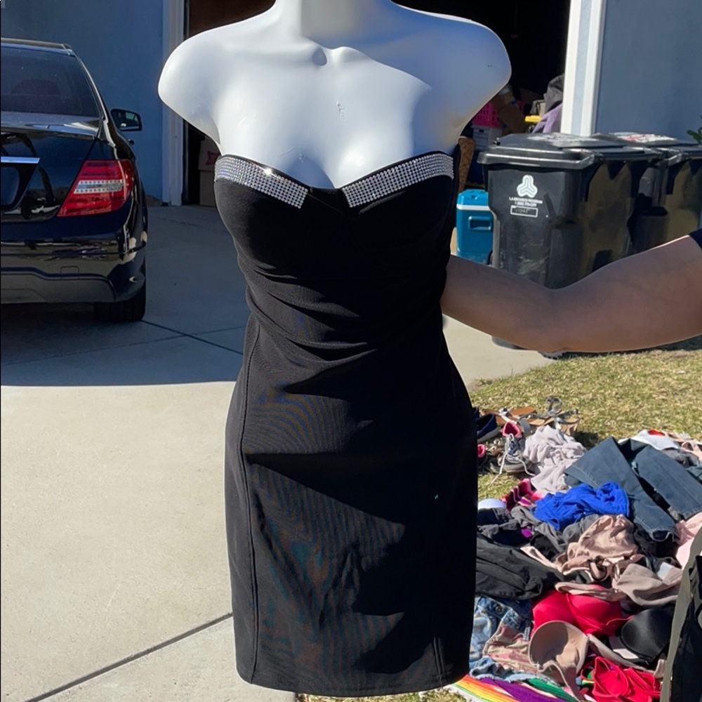 Black cocktail dress